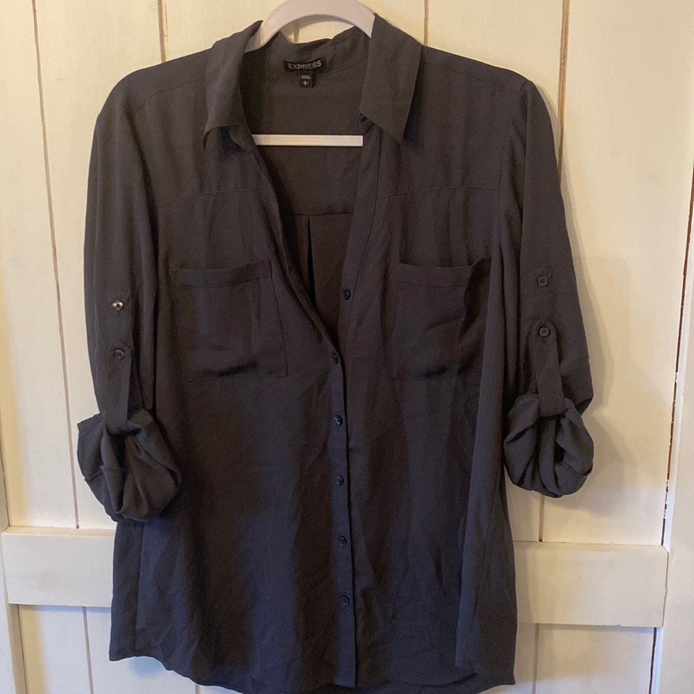 Express button down.